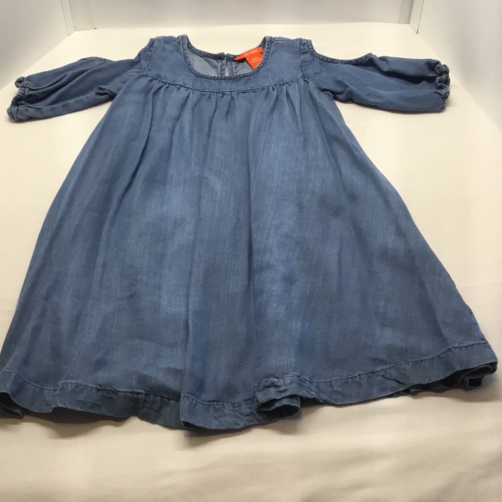 3 for $30 Joe Fresh Denim Girls Dress - Picture 3 of 7